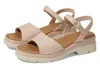 Spring Step Huntington Ankle Strap Platform Sandal In Pink