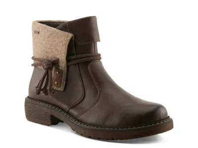 Spring Step Iceridge Bootie In Dark Brown