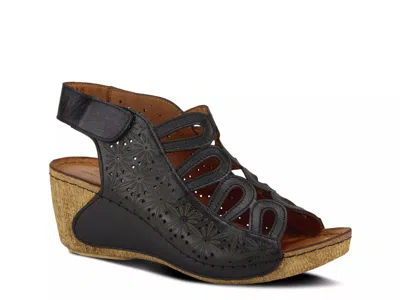 Spring Step Inocencia Wedge Sandal In Multi