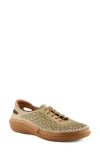Spring Step Janell Laser Cut Sneaker In Multi
