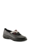 Spring Step Jax Mary Jane Wedge In Black