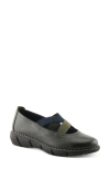 Spring Step Jax Mary Jane Wedge In Black