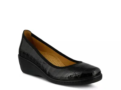 Spring Step Kartii Wedge Pump In Black