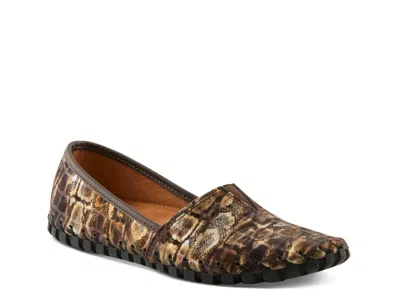 Spring Step Kathaleta Flat In Brown