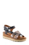Spring Step Kirra Wedge Sandal In Multi