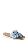 Spring Step Lavona Slide Sandal In Blue