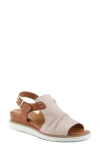 Spring Step Locals Wedge Sandal In Blush Multi
