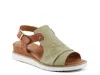 Spring Step Locals Wedge Sandal In Green