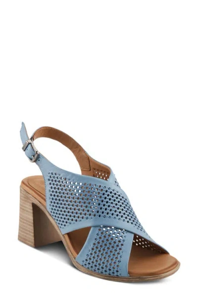 Spring Step Luanca Slingback Sandal In Blue
