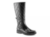 Spring Step Maiza Waterproof Quilted Rain Boot In Black