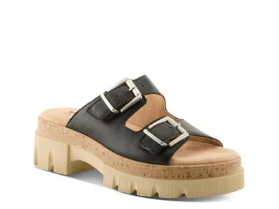 Spring Step Marbello Platform Sandal In Black