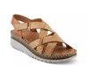 Spring Step Migula Slingback Wedge Sandal In Brown