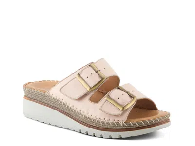 Spring Step Minisia Wedge Sandal In Pink