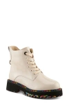 Spring Step Mistique Waterproof Combat Boot In Brown