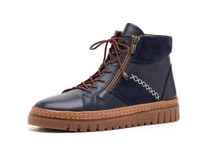 Spring Step Mixmod Women's Boots Navy: Eu 41 (us Women's 9.5-10) M, Leather In Multi