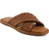 Spring Step Montauk Slide Sandal In Brown
