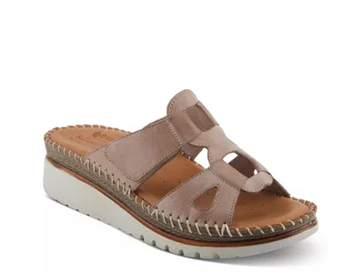 Spring Step Montera Wedge Sandal In Brown