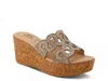 Spring Step Mssteamy Wedge Sandal In Blue
