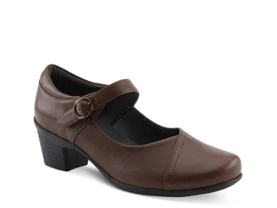 Spring Step Nalu Mary Jane Pump In Brown