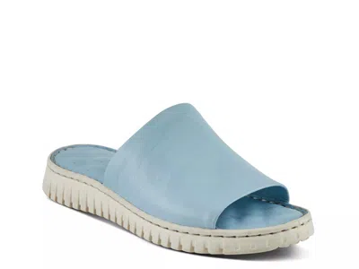 Spring Step Nappa Slipon In Blue