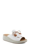 Spring Step Nevelle Wedge Sandal In White