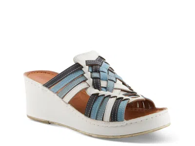 Spring Step Nokiah Wedge Sandal In Multi
