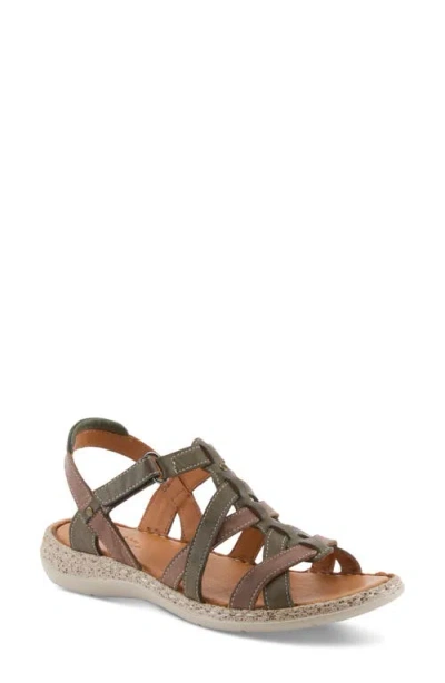 Spring Step Nyxelle Cage Sandal In Brown