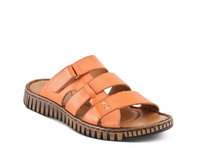 Spring Step Olly Sandal In Orange