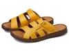 Spring Step Olly Slide Sandal In Yellow