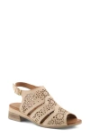 Spring Step Plasma Ankle Strap Sandal In Beige