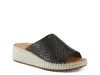 Spring Step Rhydian Wedge Sandal In Black
