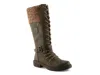 Spring Step Rizza Boot In Dark Green