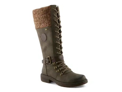 Spring Step Rizza Boot In Dark Green