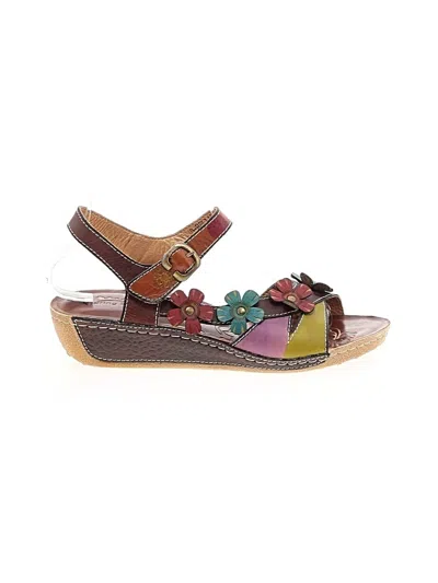 Pre-owned Spring Step Sandals In Brown
