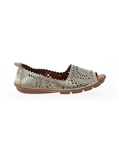 Pre-owned Spring Step Sandals In Silver