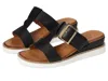 Spring Step Seaport Slide Sandal In Black