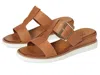 Spring Step Seaport Slide Sandal In Brown
