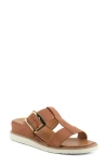 Spring Step Seaport Slide Sandal In Camel