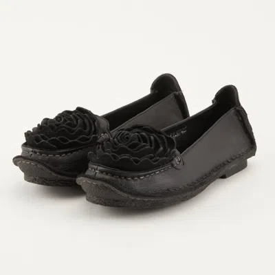 Spring Step Shoes Dezi Slip On Shoe In Black In Grey