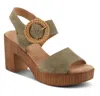 SPRING STEP SHOES GAMONA SANDALS IN OLIVE