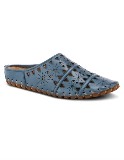 Spring Step Shoes Women's Fusalide Slip-on Clogs In Blue
