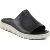 Spring Step Slide Sandal In Black