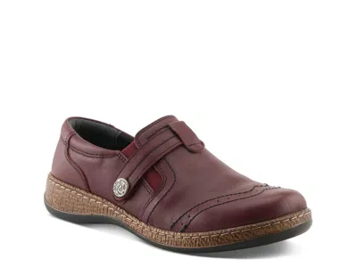 Spring Step Smolqua Loafer In Burgundy