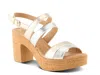 Spring Step Tahla Platform Sandal In Silver