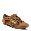 Spring Step Theone Cutout Derby Flat In Brown