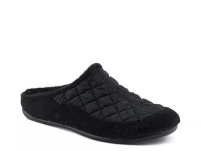 Spring Step Twiled Slipper In Black