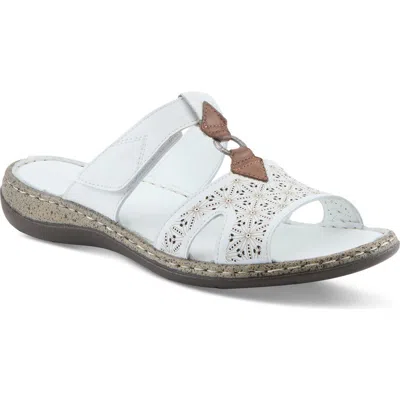 Spring Step Virelle Slide Sandal In White
