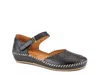 Spring Step Wallania Wedge Sandal In Black