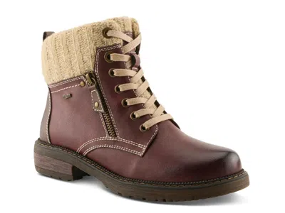Spring Step Women's Khazera Bootie In Burgundy