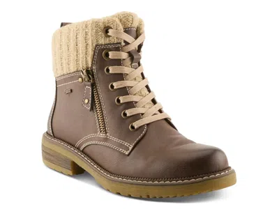 Spring Step Women's Khazera Bootie In Dark Brown
